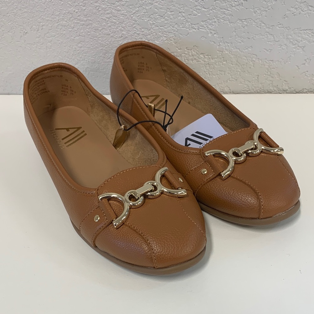 AEROSOLES Brown Shoes With Chain Detail
